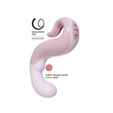 Vibratorius Galingas Orgazmas (rožinis/baltas)