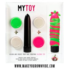 MyToy Susikurk Vibratorių (žalia+rožinė)