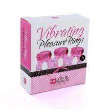 LoversPremium žiedų rinkinys Smagumėlis (rožiniai)