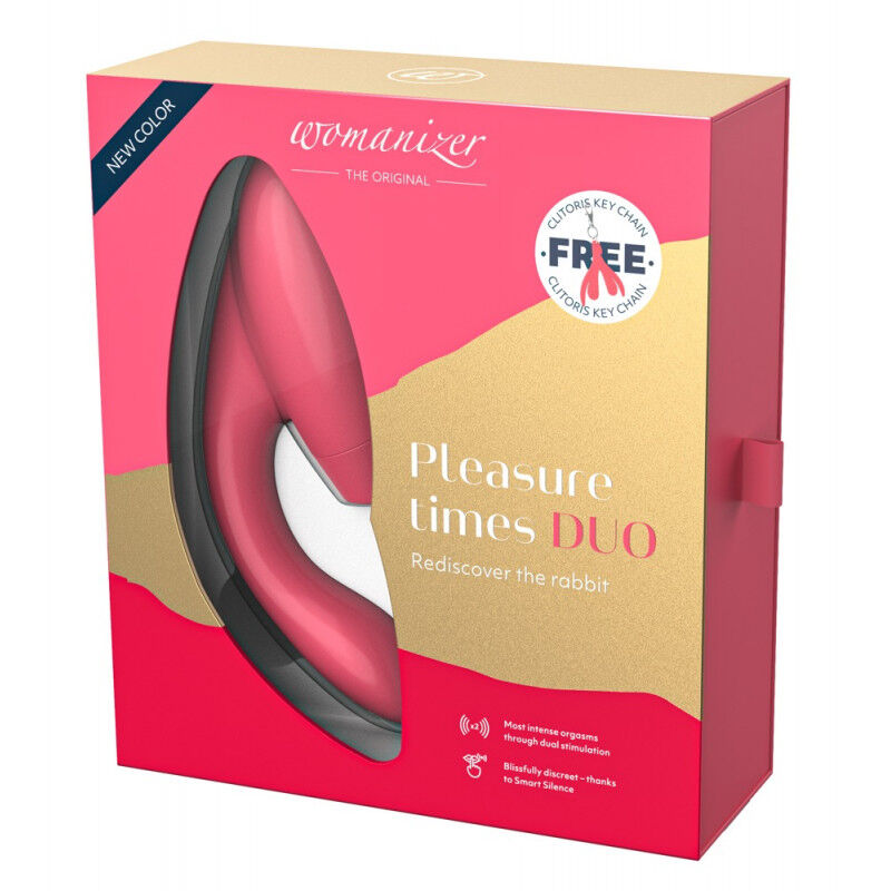 Klitorio stimuliatorius Womanizer Duo (rožinis)