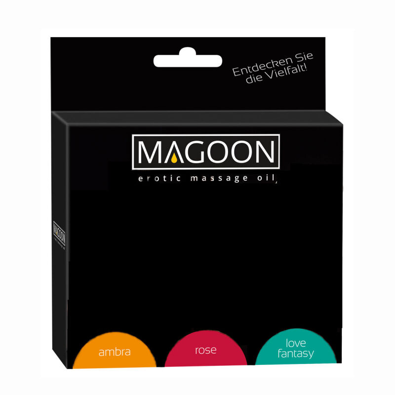 Masažo aliejų rinkinys Magoon (3x100 ml)