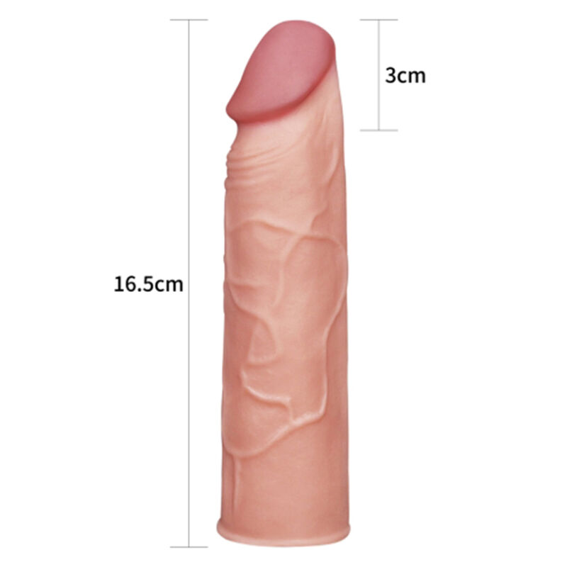 Penio antgalis Pleasure X-Tender Penis Sleeve #1