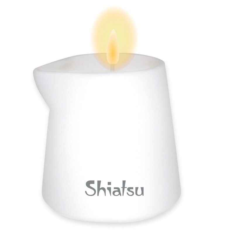 SHIATSU masažo aliejus - žvakė Aviečių ir vanilės kremas