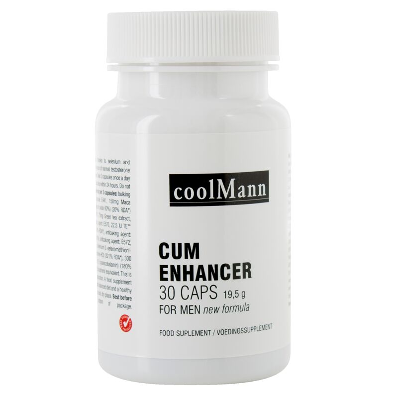 Maisto papildas vyrams Coolmann Cum Enhancer (30 kaps)