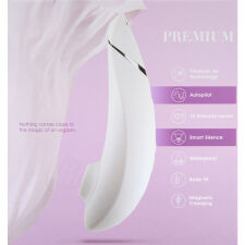 Klitorio stimuliatorius Womanizer Premium (baltas)