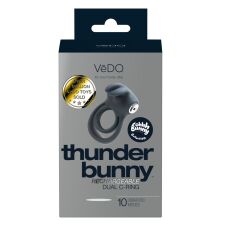 Penio žiedas Thunder Bunny (juodas)