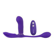 Vibratorius Pussy & Ass Vibe (violetinis)