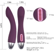 Vibratorius Amy (violetinis) 