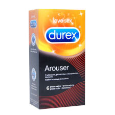 Prezervatyvai Durex Arouser - Tickle Me (6 vnt.)