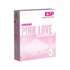 Prezervatyvai ESP Pink Love Marshmellow (3 vnt.)