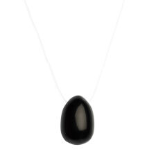 Vaginalinis kiaušinis Yoni Juodasis obsidianas (M dydis)