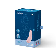Klitorio stimuliatorius Satisfyer Curvy 2+ (rožinis)