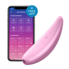 Klitorio stimuliatorius Satisfyer Curvy 3+ (rožinis)