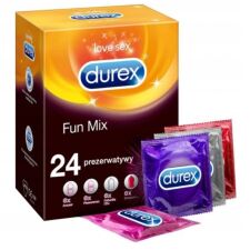 Įvairių prezervatyvų rinkinys Durex Fun Mix (24 vnt.)