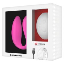 Porų vibratorius Wearwatch (rožinis/baltas)