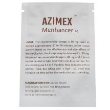 Maisto papildas Azimex Menhancer 40 (2 tab.)