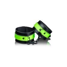 (BO) Ankle cuffs - Glow in the Dark - Neon Green/Black