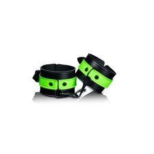 (BO) Handcuffs - Glow in the Dark - Neon Green/Black