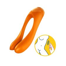 Piršto vibratorius Candy Cane (oranžinis)