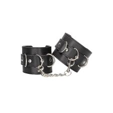 Bonded Leather Hand or Ankle Cuffs - With Adjustable Straps