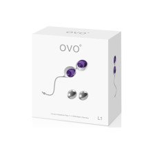 Vaginaliniai rutuliukai OVO L1 (purpuriniai)