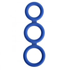 Penio žiedai Triada (mėlyni)